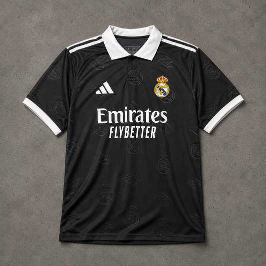 REAL MADRID BLACK EXCLUSIVE JERSEY
