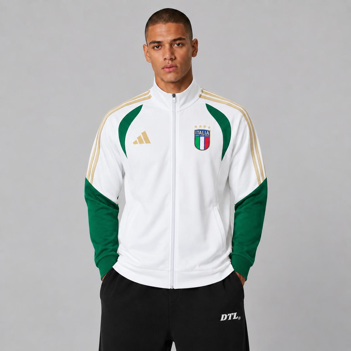 ITALY PEARL FOOTBALL ZIPPER