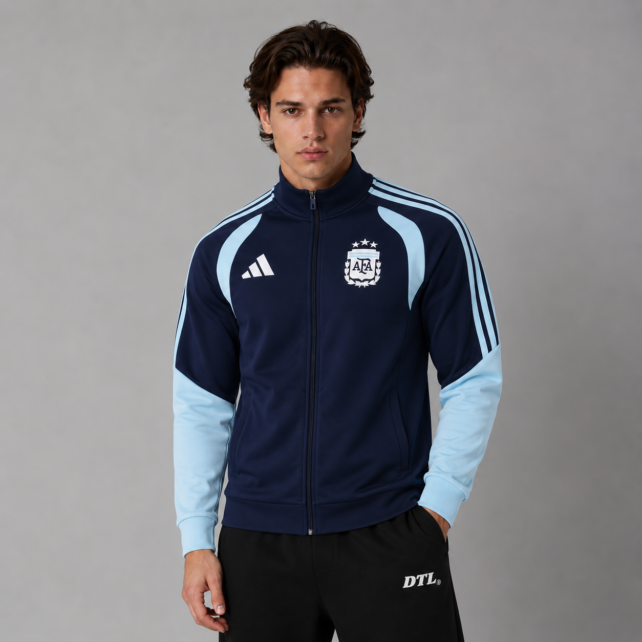 ARGENTINA BABY BLUE FOOTBALL ZIPPER