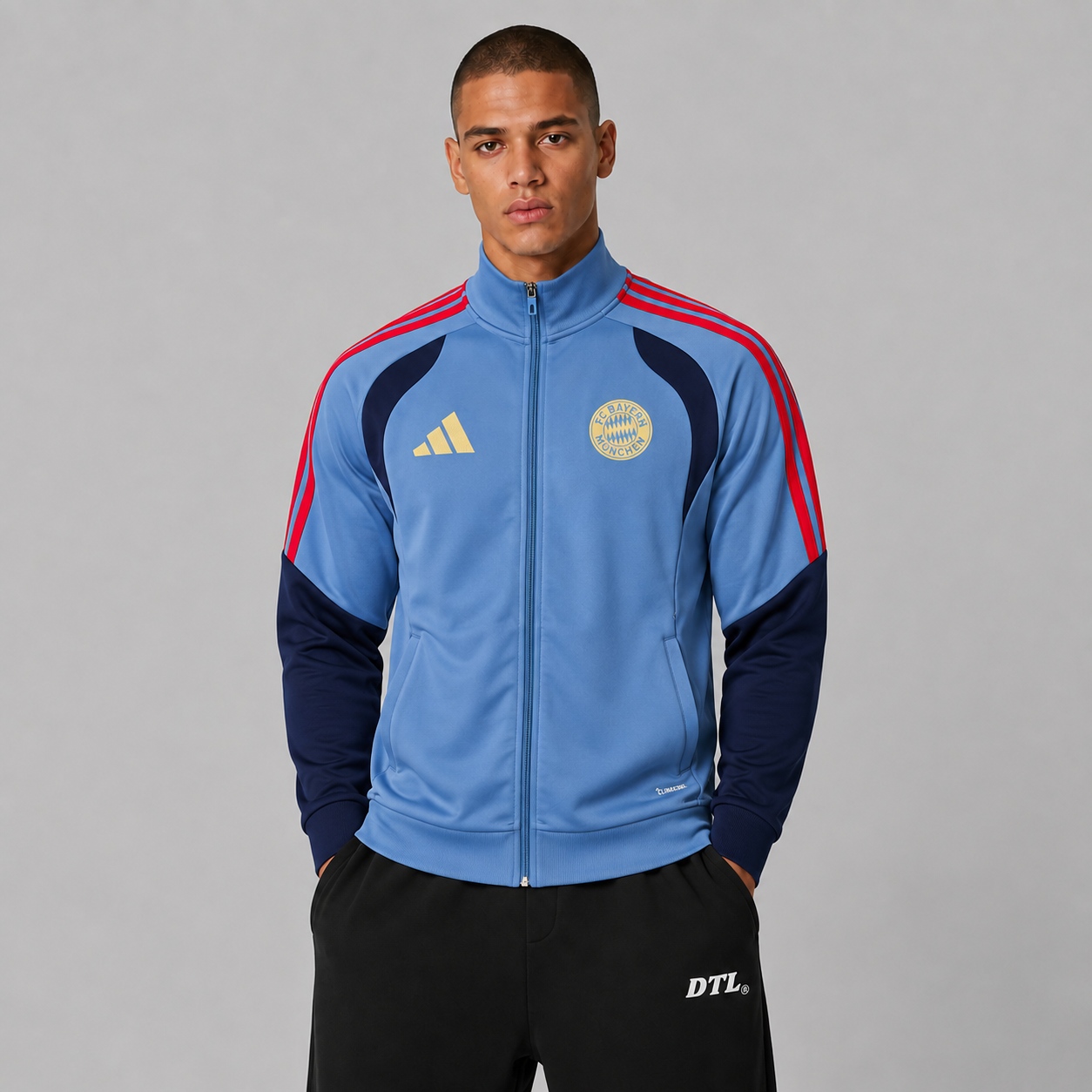 BAYERN MÜNCHEN BLUE FOOTBALL ZIPPER