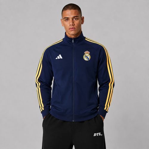 REAL MADRID NAVY FOOTBALL ZIPPER