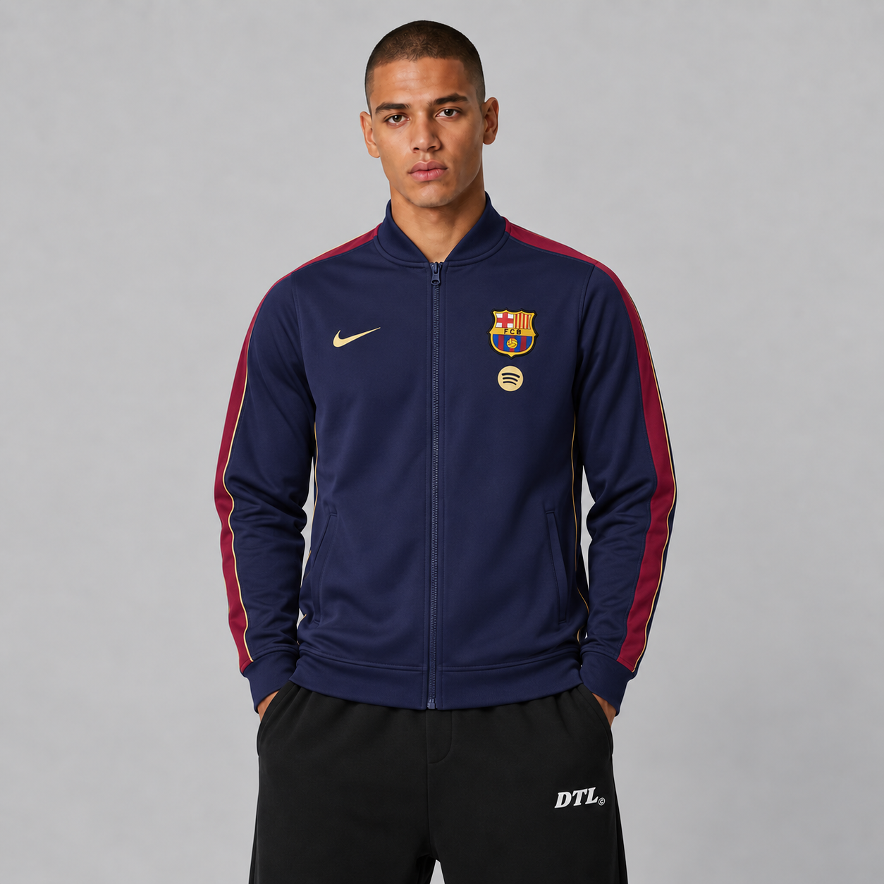 FC BARCELONA PARADISE FOOTBALL ZIPPER