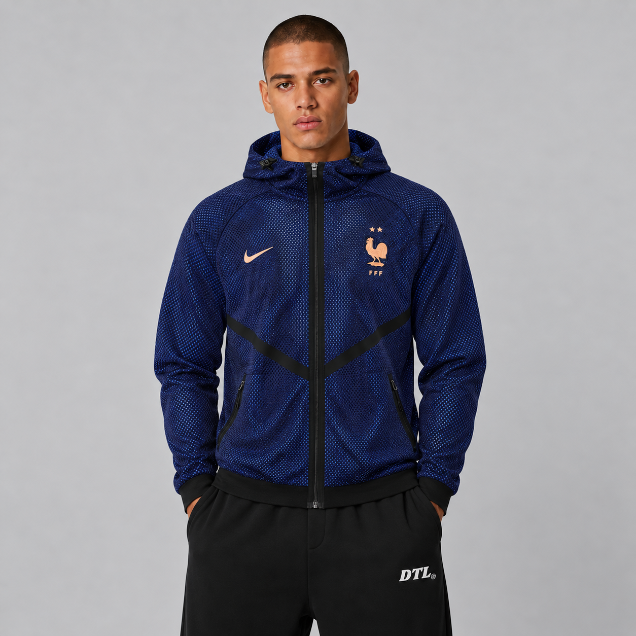 FRANCE NAVY WINDBREAKER
