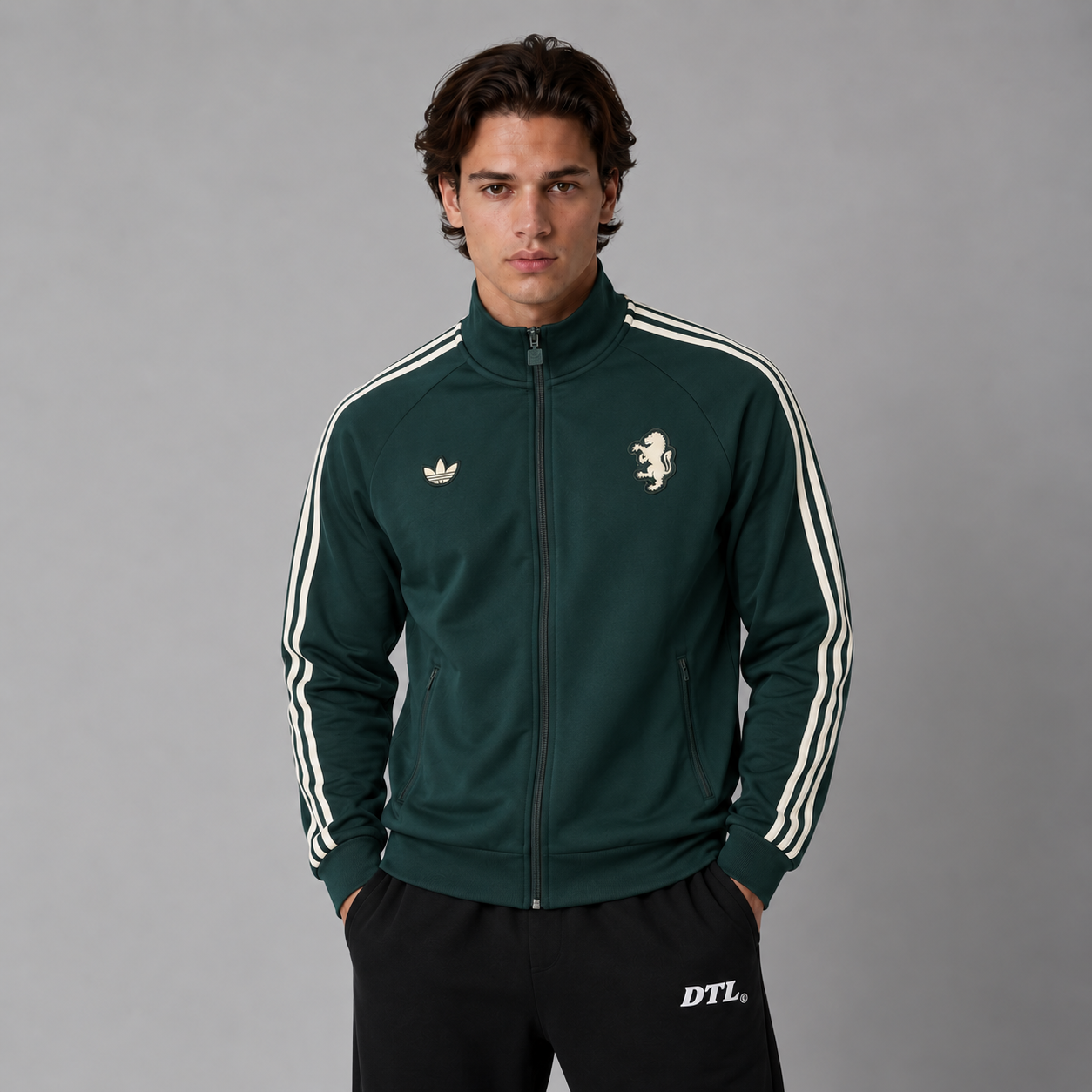JUVENTUS EMERALD FOOTBALL ZIPPER