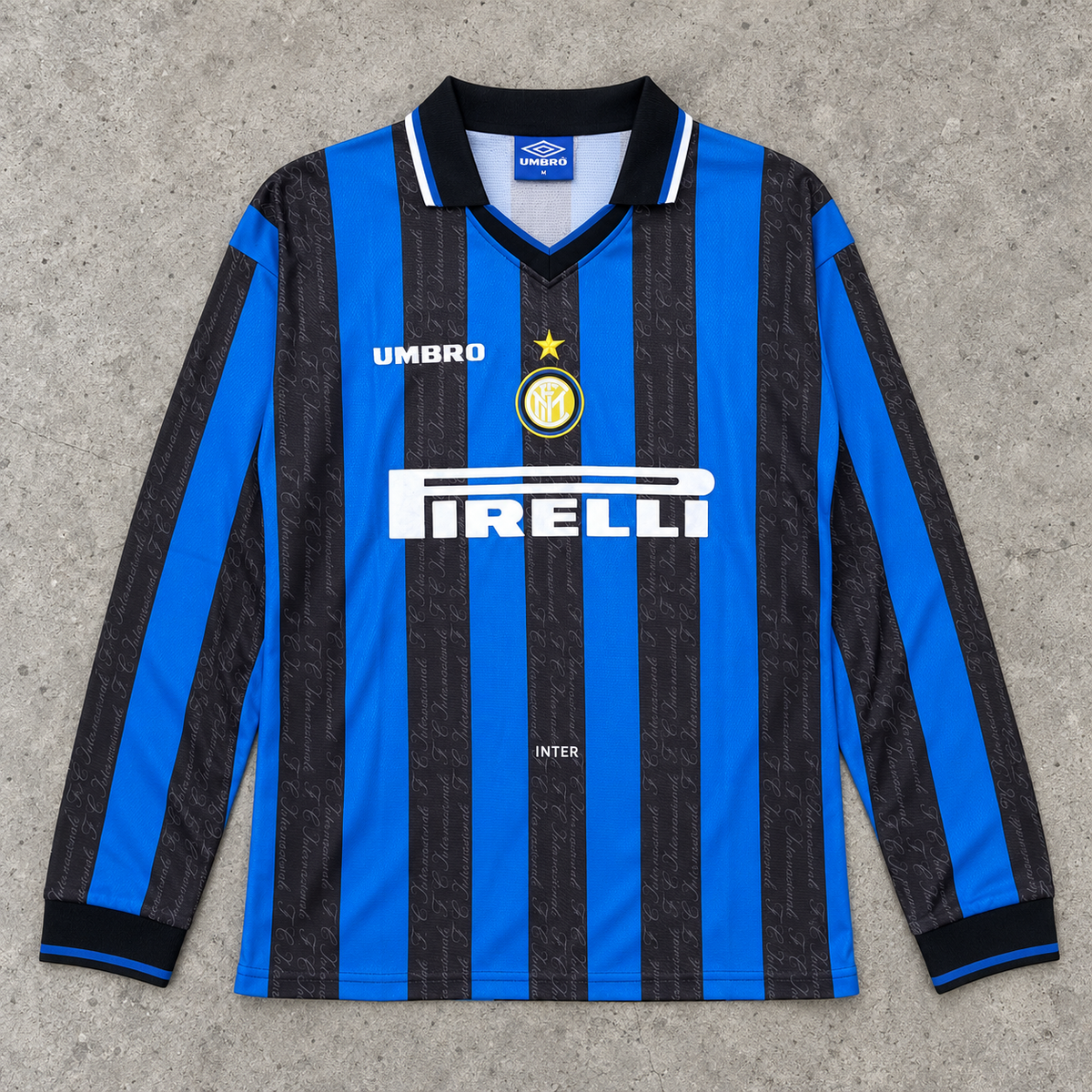 INTER MILAN 1997/98 HOME LONGSLEEVE RETRO JERSEY