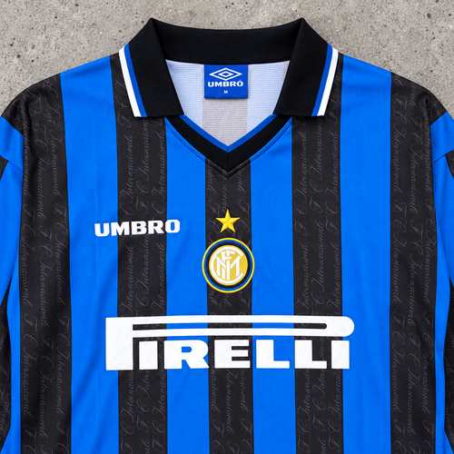 INTER MILAN 1997/98 HOME LONGSLEEVE RETRO JERSEY