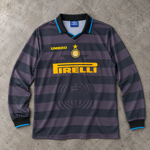 INTER MILAN 1997/98 AWAY LONGSLEEVE RETRO JERSEY