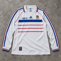 FRANCE 1998 AWAY LONGSLEEVE RETRO JERSEY
