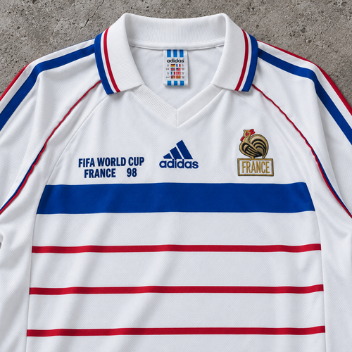 FRANCE 1998 AWAY LONGSLEEVE RETRO JERSEY
