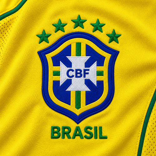 BRASIL 2004 HOME LONGSLEEVE RETRO JERSEY