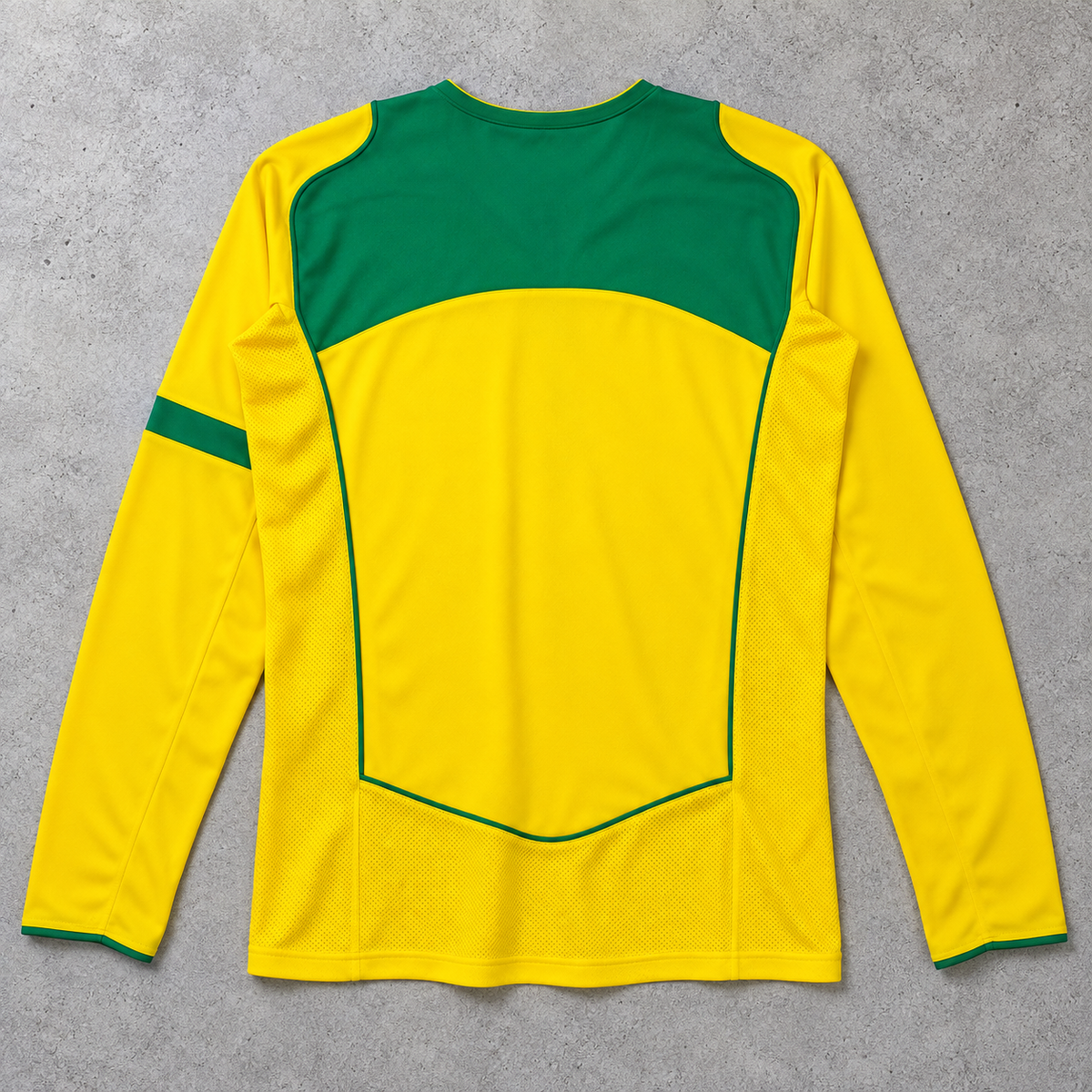 BRASIL 2004 HOME LONGSLEEVE RETRO JERSEY