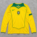 BRASIL 2004 HOME LONGSLEEVE RETRO JERSEY