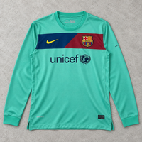 FC BARCELONA 2010/11 AWAY LONGSLEEVE RETRO JERSEY