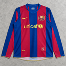 FC BARCELONA 2007/08 HOME LONGSLEEVE RETRO JERSEY