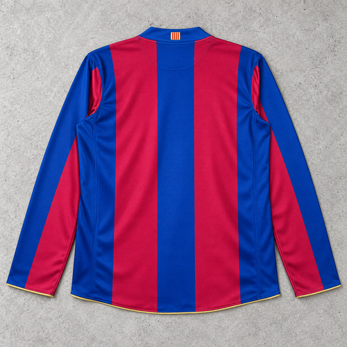 FC BARCELONA 2007/08 HOME LONGSLEEVE RETRO JERSEY
