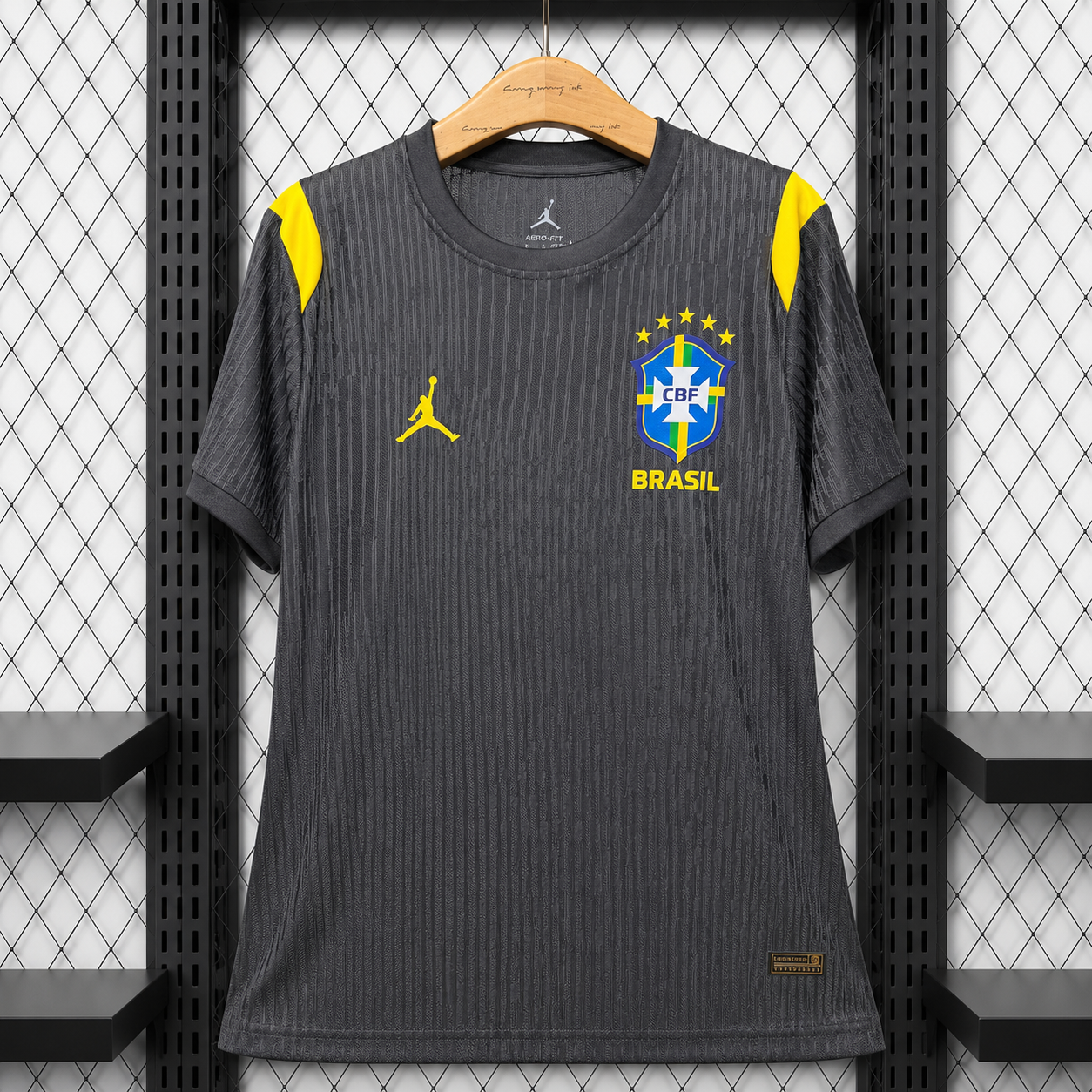 BRASIL BLACK YELLOW EXCLUSIVE JERSEY
