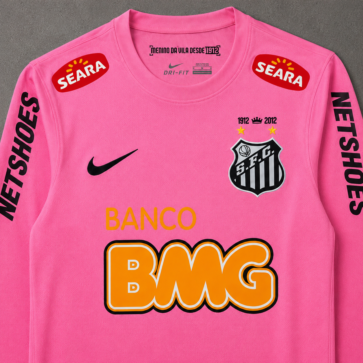 FC SANTOS AWAY LONGSLEEVE RETRO JERSEY