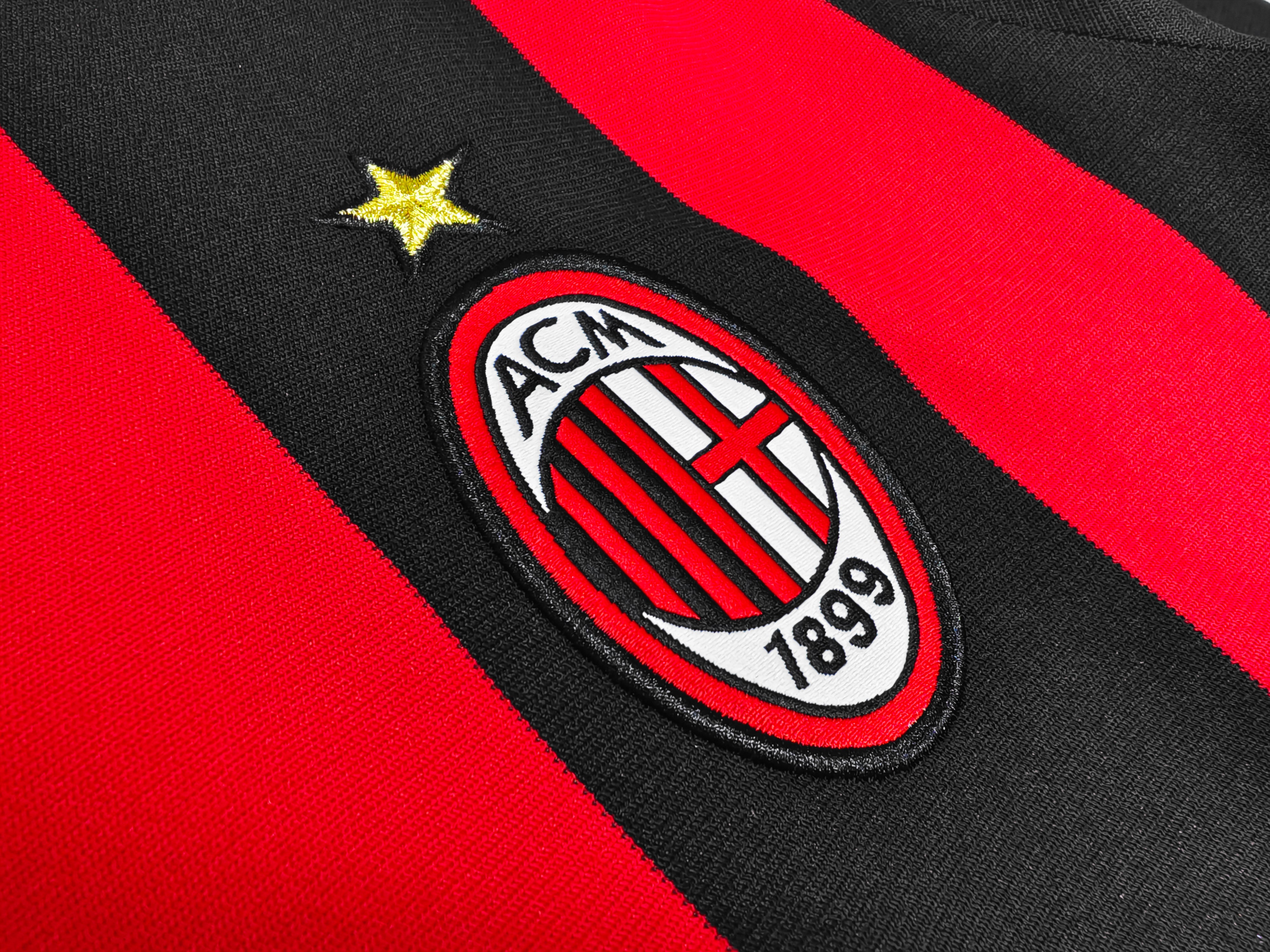 AC MILAN 2008/09 LONGSLEEVE RETRO JERSEY