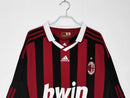 AC MILAN 2009/10 HOME LONGSLEEVE RETRO JERSEY