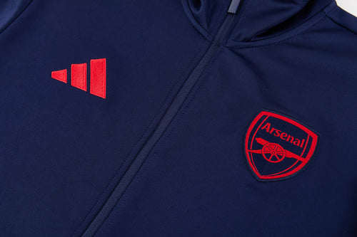 ARSENAL NAVY FOOTBALL ZIPPER