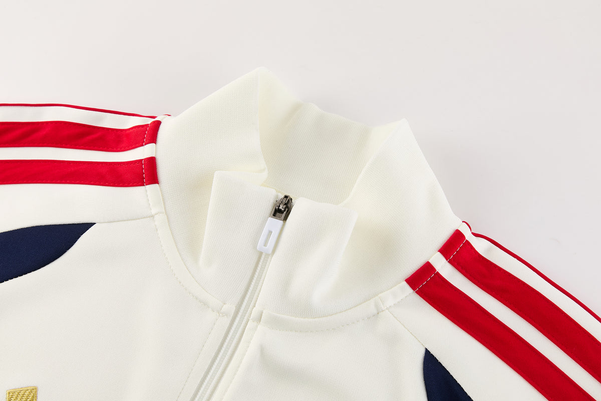 BAYERN MÜNCHEN WHITE FOOTBALL ZIPPER