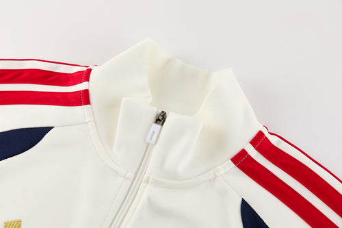 BAYERN MÜNCHEN WHITE FOOTBALL ZIPPER