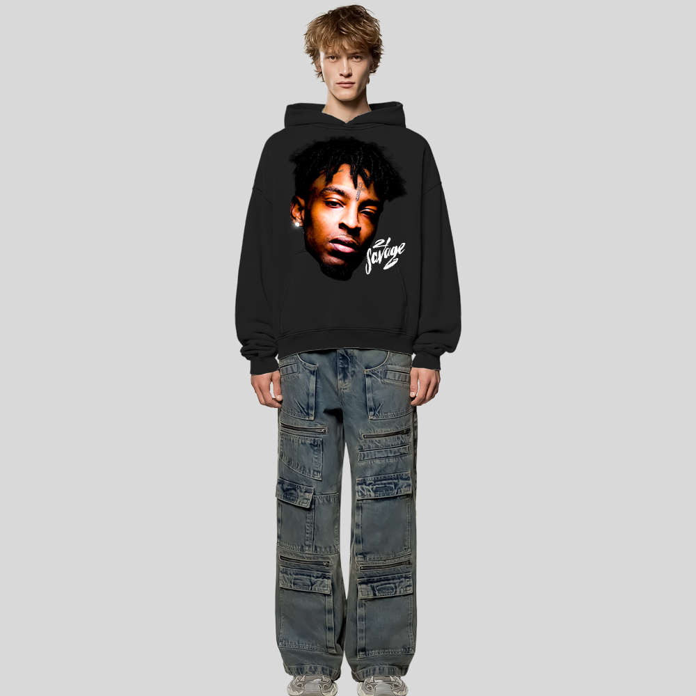 21 SAVAGE BIG FACE HOODIE