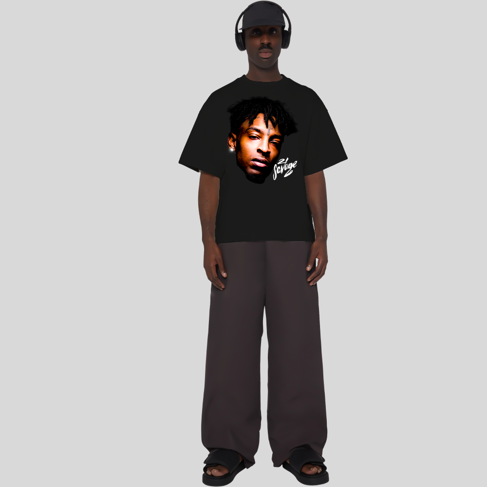 21 SAVAGE BIG FACE TEE