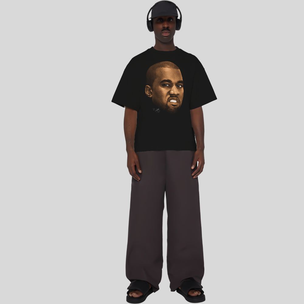 KANYE WEST BIG FACE TEE