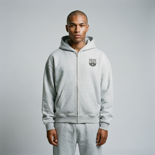 FC BARCELONA BASIC HEAVY ZIPPER