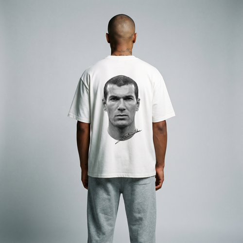 ZIDANE T-SHIRT MIT GROSSEM RÜCKENDRUCK