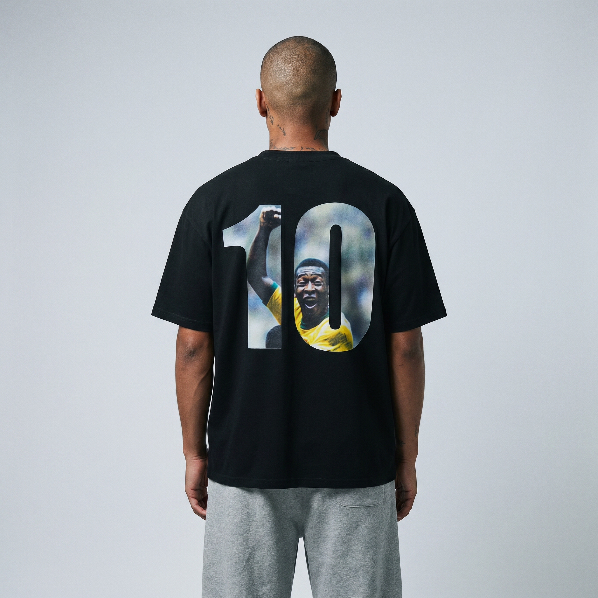 PELE RÜCKENAUFDRUCK T-SHIRT