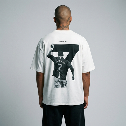 CRISTIANO RONALDO V2 RÜCKSEITENDRUCK T-SHIRT