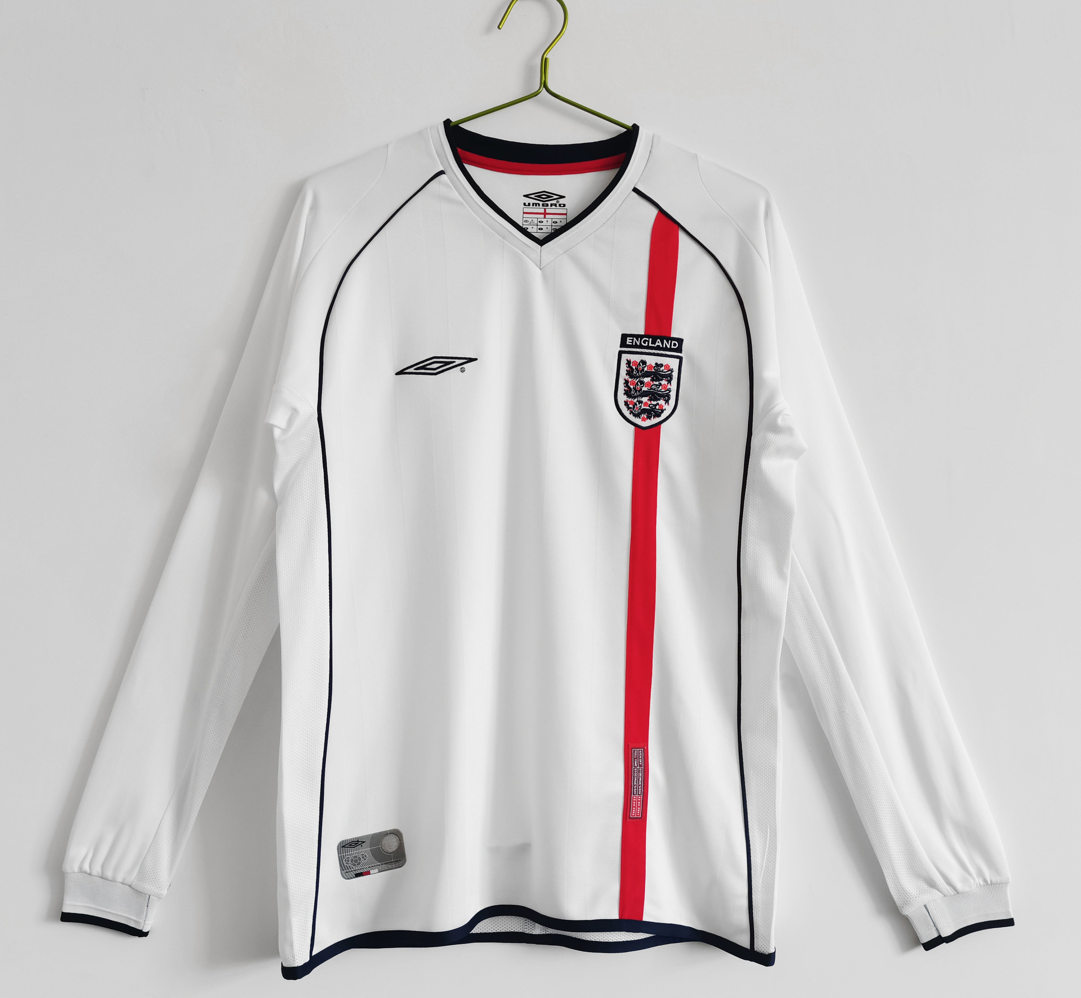 ENGLAND 2002 LONGSLEEVE RETRO JERSEY