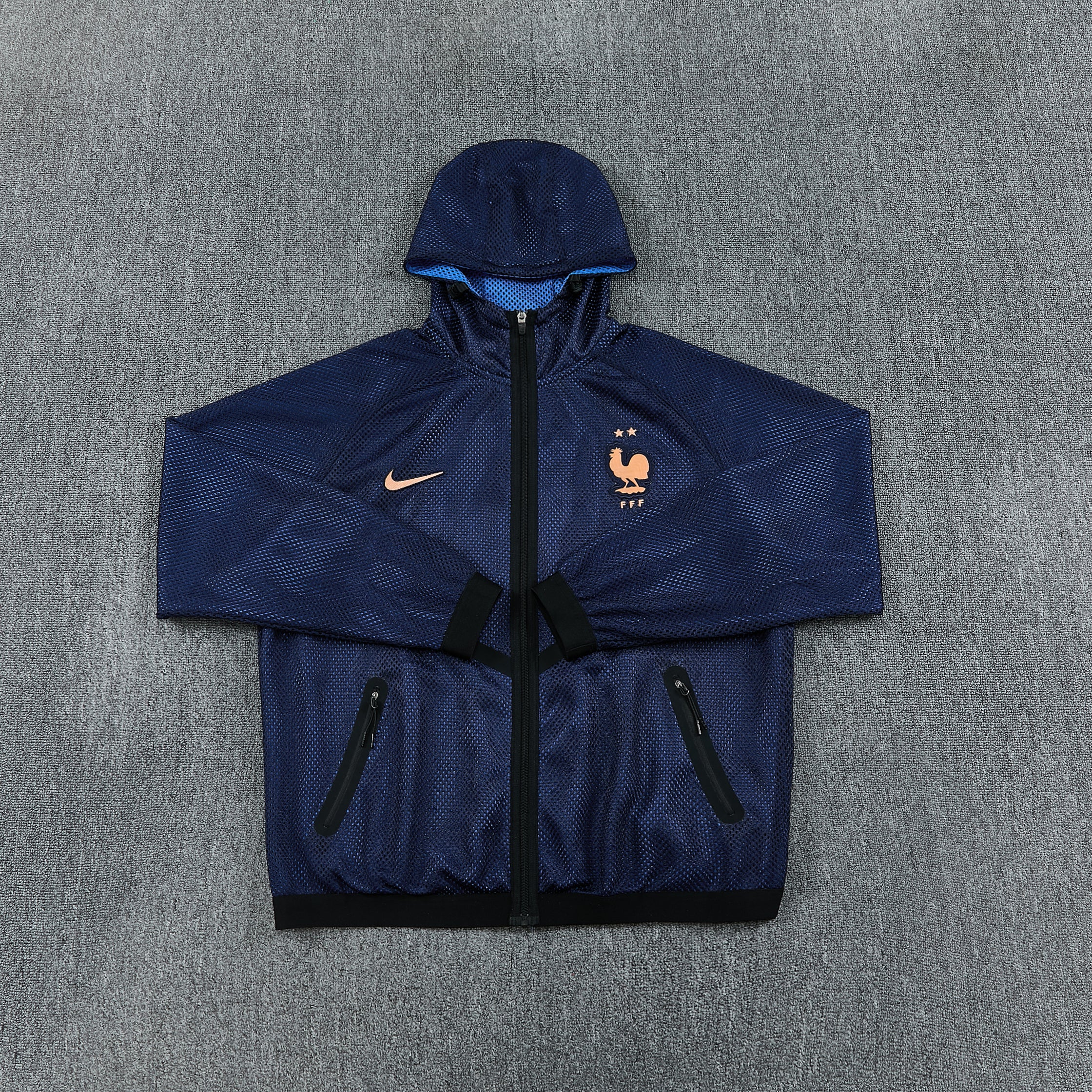 FRANCE NAVY WINDBREAKER