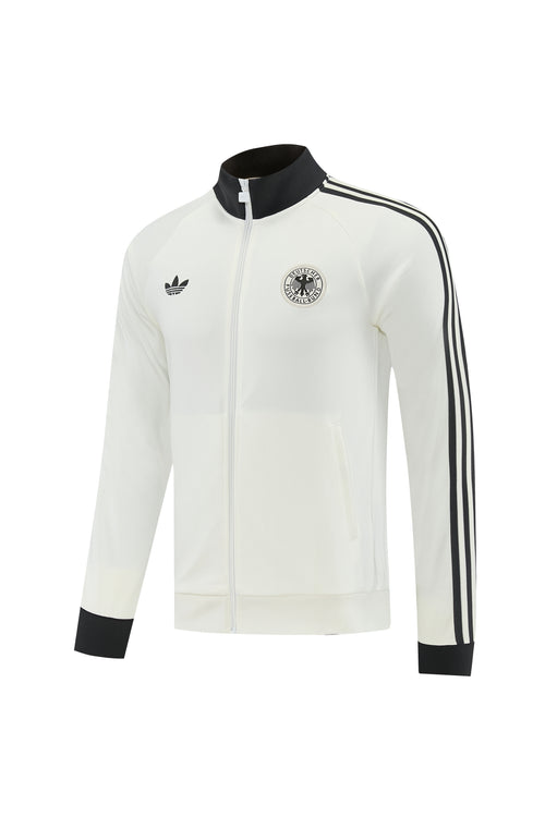 GERMANY WHITE FOOTBALL ZIPPER