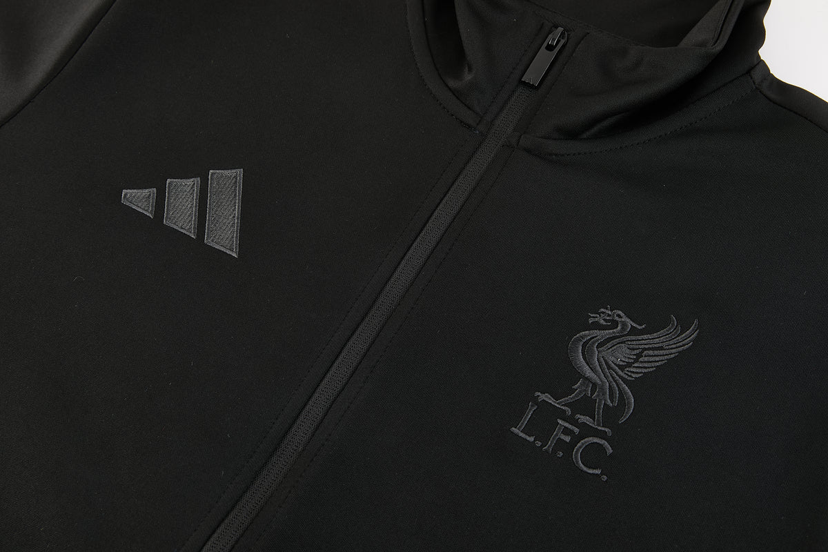LIVERPOOL OBSIDIAN FOOTBALL ZIPPER