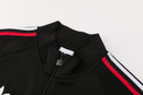 MANCHESTER UNITED BLACK FOOTBALL ZIPPER
