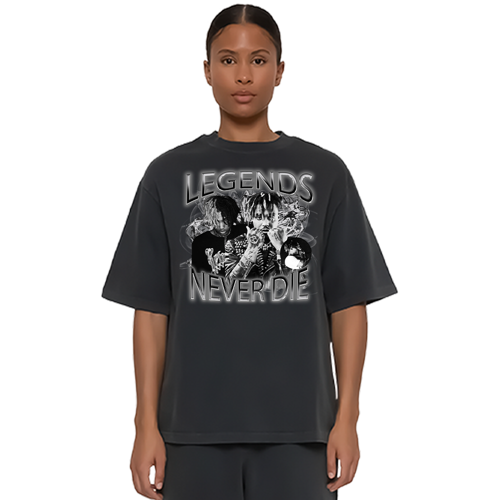 LEGENDS NEVER DIE RAP T-SHIRT