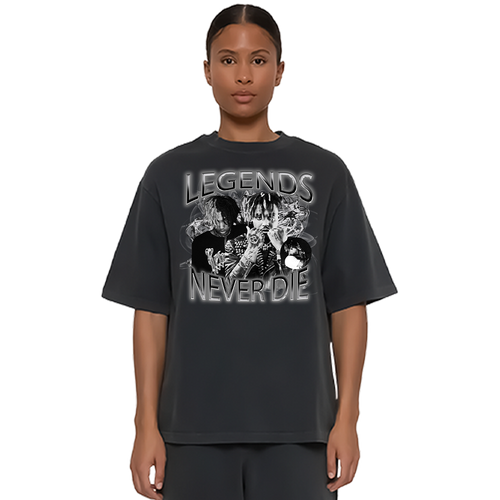 LEGENDS NEVER DIE RAP T-SHIRT