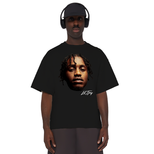 Lil Tjay großes Gesicht T-Shirt