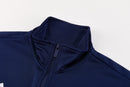 REAL MADRID NAVY FOOTBALL ZIPPER
