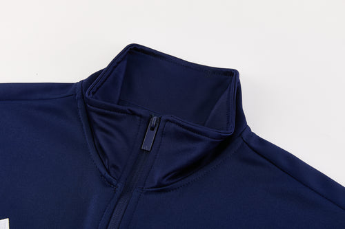 REAL MADRID NAVY FOOTBALL ZIPPER