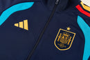 SPAIN BLUE FOOTBALL ZIPPER