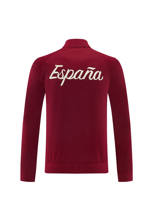 SPAIN BORDEAUX FOOTBALL ZIPPER