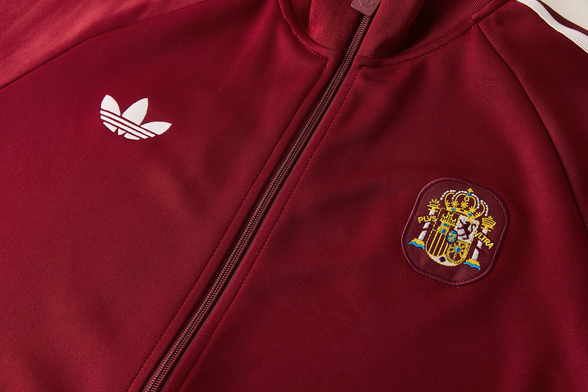 SPAIN BORDEAUX FOOTBALL ZIPPER