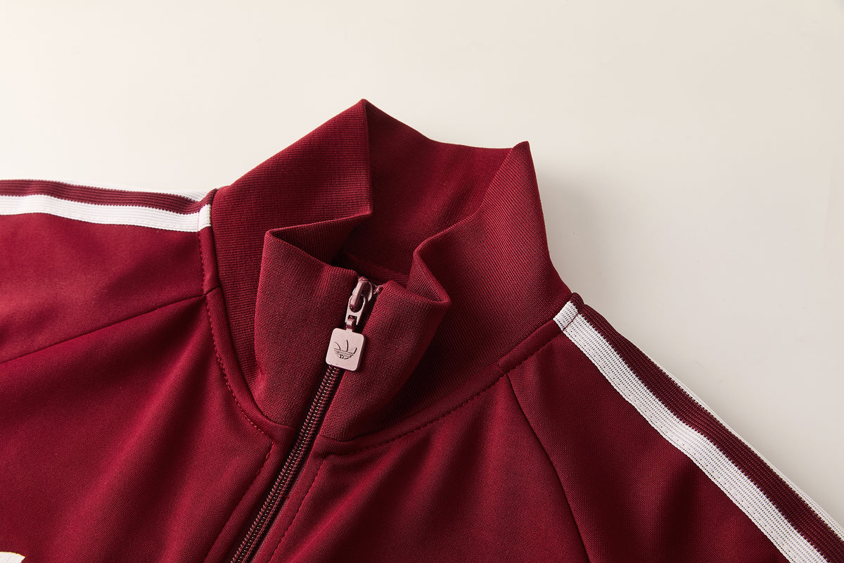 SPAIN BORDEAUX FOOTBALL ZIPPER