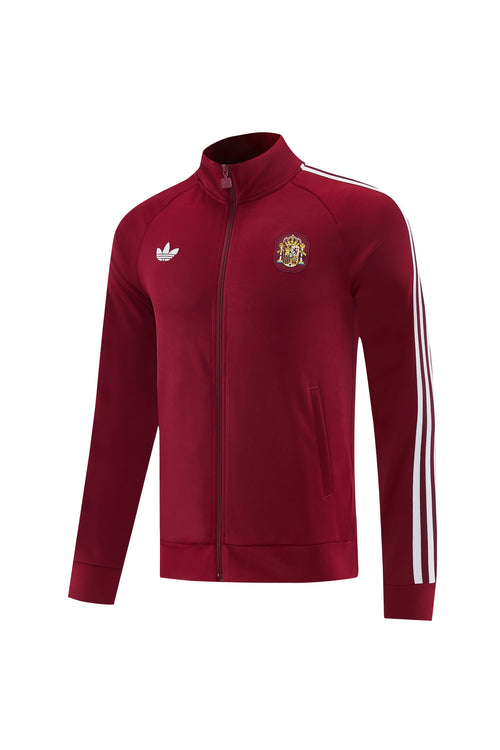 SPAIN BORDEAUX FOOTBALL ZIPPER
