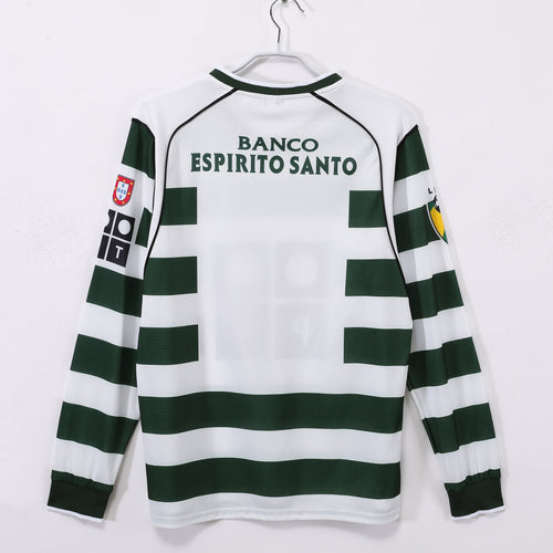 SPORTING CP 2001/03 LONGSLEEVE RETRO JERSEY