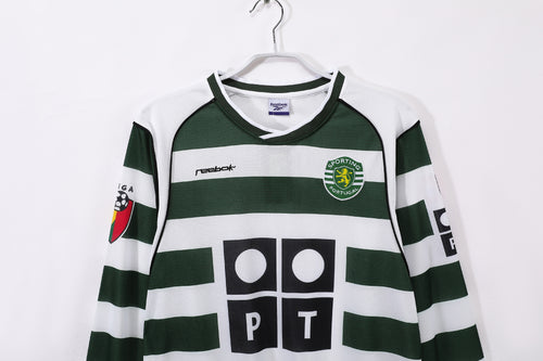 SPORTING CP 2001/03 LONGSLEEVE RETRO JERSEY
